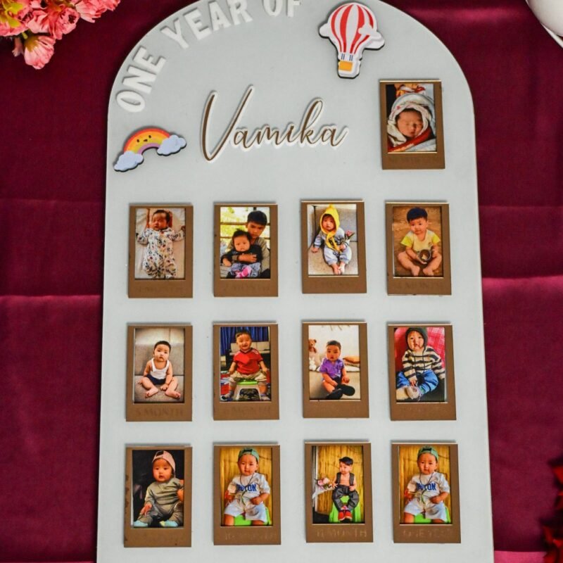 Baby Photo Board- Arch Shape