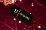 House Name Plate White,Black